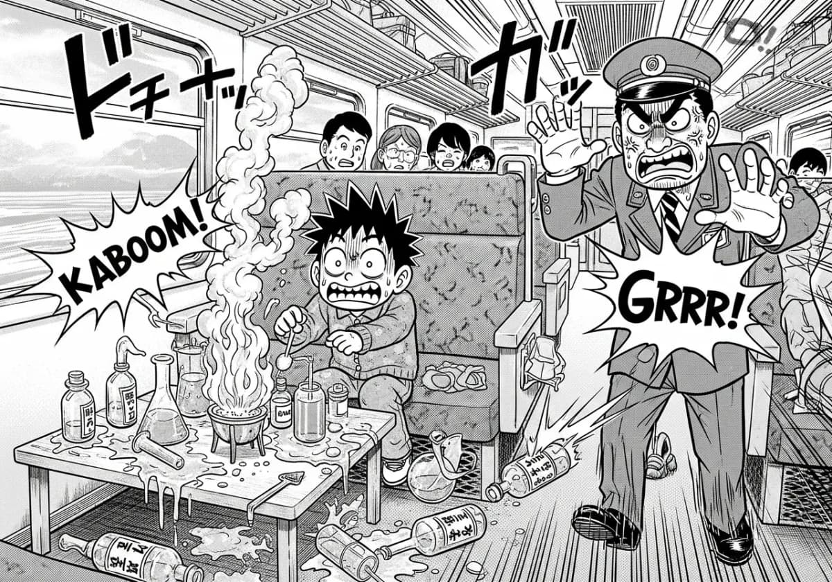 第2話：列車が燃えた！