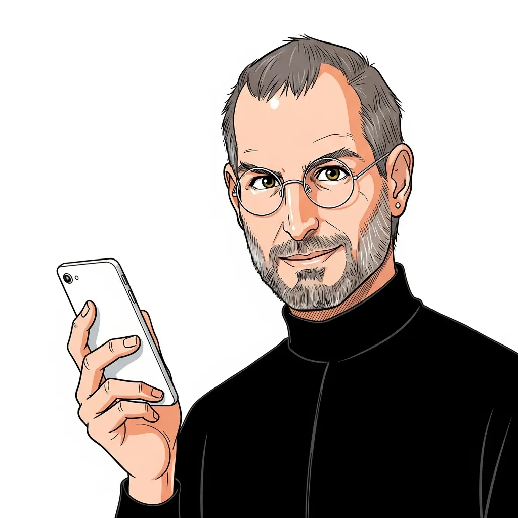 スティーブ・ジョブズのポートレート