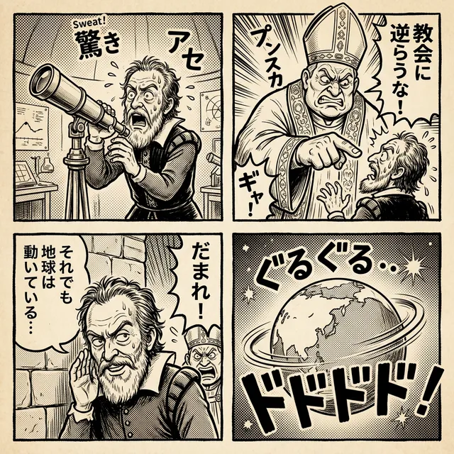 ガリレオのドタバタ地動説
